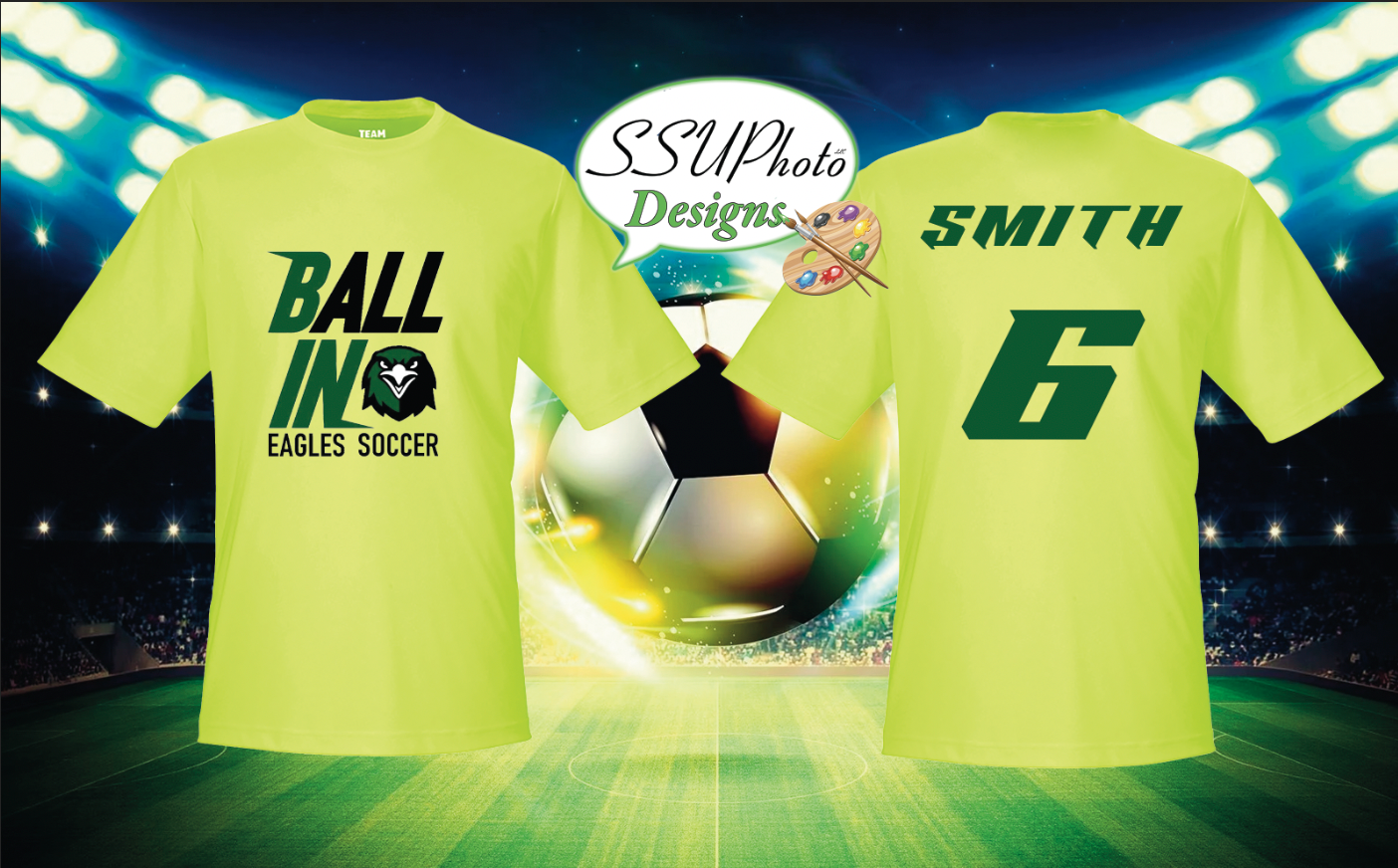 Enfield Eagles Ball In Short Sleeve Shirt