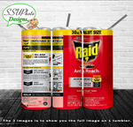 Ant and Roach Spray 20 oz and 30oz OZ Skinny TumblerD Digital Design