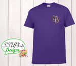 Purple Gildan Short Sleeve Shirt