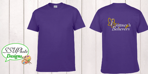 Purple Gildan Short Sleeve Shirt