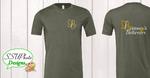Bella Canvas Heather Military Green  Short Sleeve Shirt