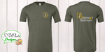 Bella Canvas Heather Military Green  Short Sleeve Shirt