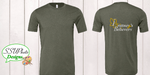 Bella Canvas Heather Military Green  Short Sleeve Shirt