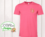 Bella Canvas Heather Charity pink  Short Sleeve Shirt