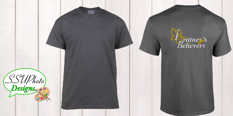 Charcoal Gildan Short Sleeve Shirt