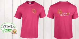 Pink Gildan Short Sleeve Shirt