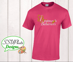 Pink Gildan Short Sleeve Shirt