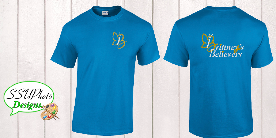Sapphire Blue Gildan Short Sleeve Shirt