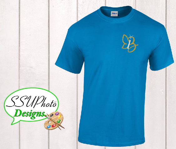 Sapphire Blue Gildan Short Sleeve Shirt