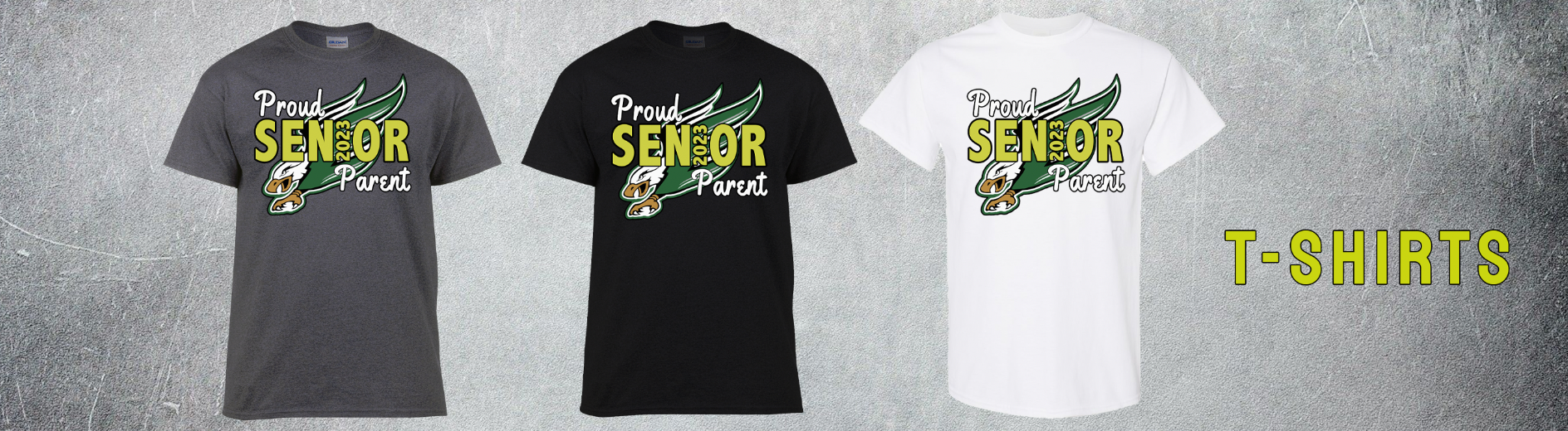"Proud Parent" Enfield Safe Grad 2023 T-shirt