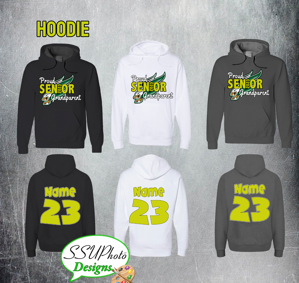 "Proud Grandparent" Enfield Safe Grad 2023 Pullover Hoodie