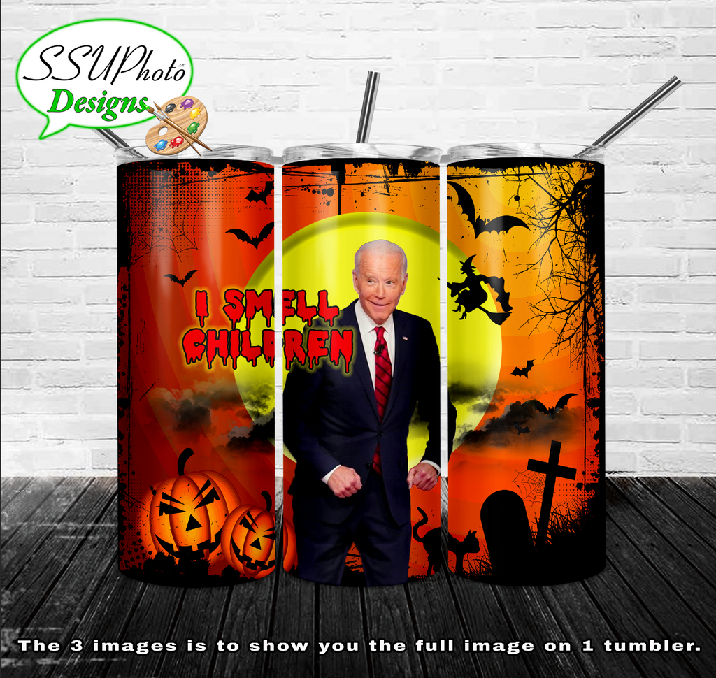 I Smell Children 20 oz and 30oz OZ Skinny TumblerD Digital Design