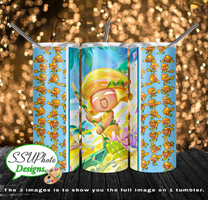MangoCookkeeee Digital Design 20 OZ Skinny Tumbler