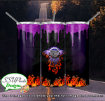 Harley D 20 OZ Skinny TumblerD Digital Design
