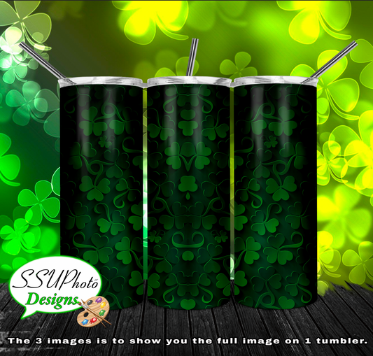 Clovers 3D Tumbler