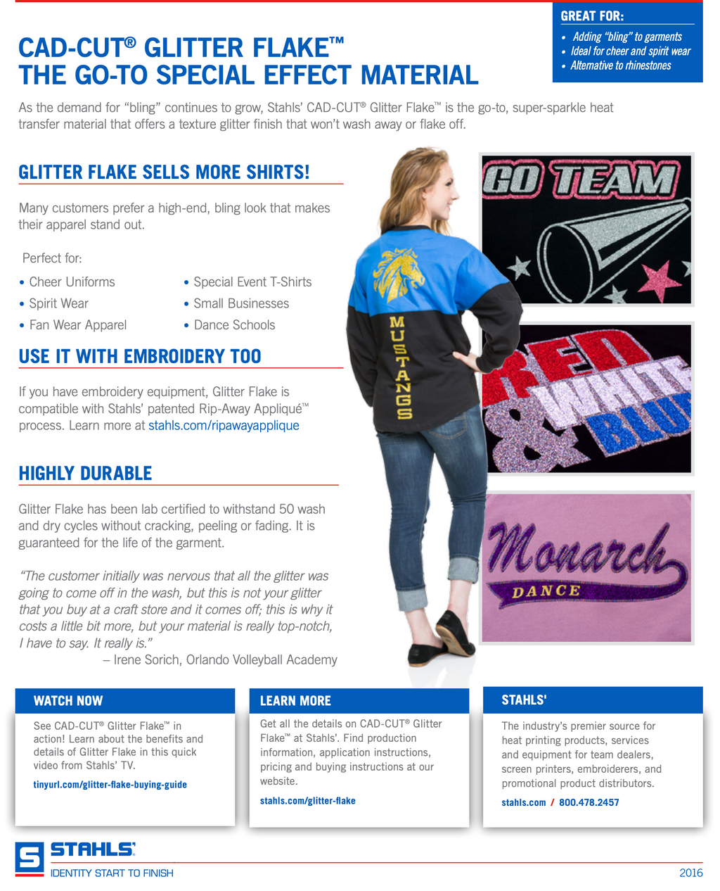 CAD-CUT® Glitter Flake™ Heat Transfer Vinyl 12x12 Sheets