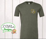 Bella Canvas Heather Military Green  Short Sleeve Shirt