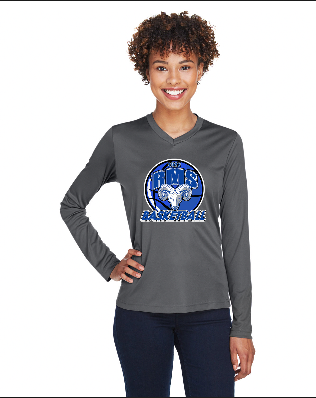 RMS Rams Basketball 2022 Performance Long Sleeve