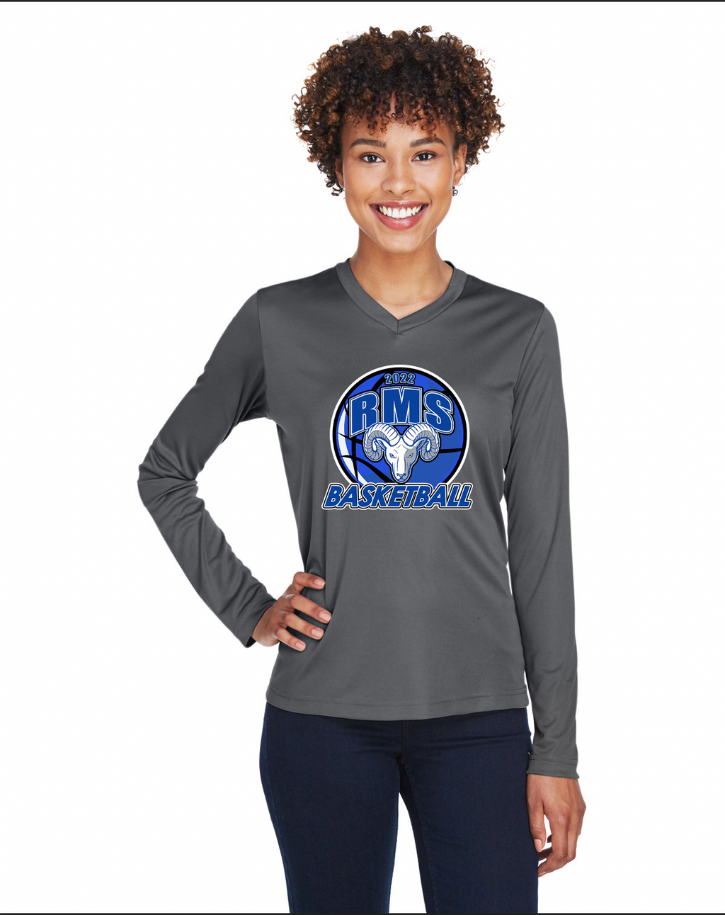 RMS Rams Basketball 2022 Performance Long Sleeve