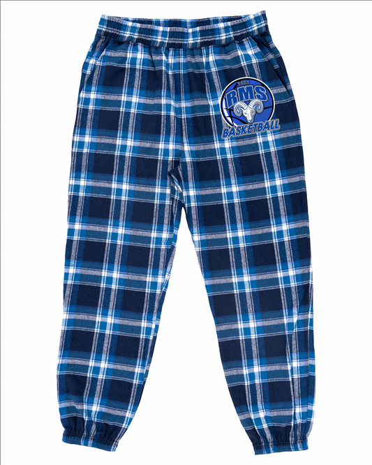 RMS Rams Basketball 2022 Plaid Joggers