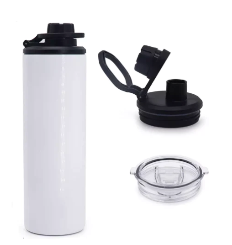 1 case (25)Screw on Sport lid Sublimation Tumblers bulk