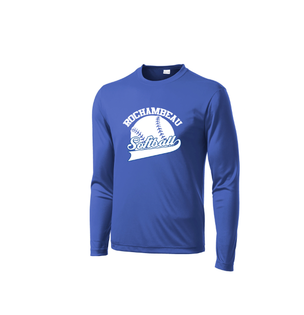 RMS Rams Softball Long Sleeve Performance T-shirts