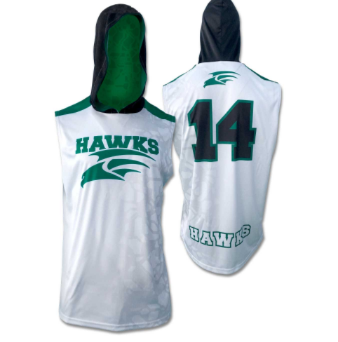 SLEEVELESS HOODED TEE 6oz