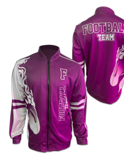 LADIES FULL ZIP COLLAR JACKET