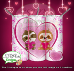 Valentine's Animal Collection 20 OZ Skinny TumblerD Digital Design