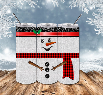 Winter Glitter collection Design 20 OZ Skinny Tumbler