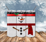 Winter Glitter collection Design 20 OZ Skinny Tumbler