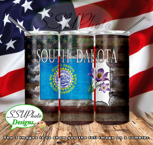 States Collection 20 OZ Skinny TumblerD Digital Design