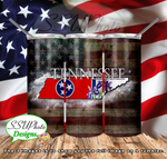 States Collection 20 OZ Skinny TumblerD Digital Design