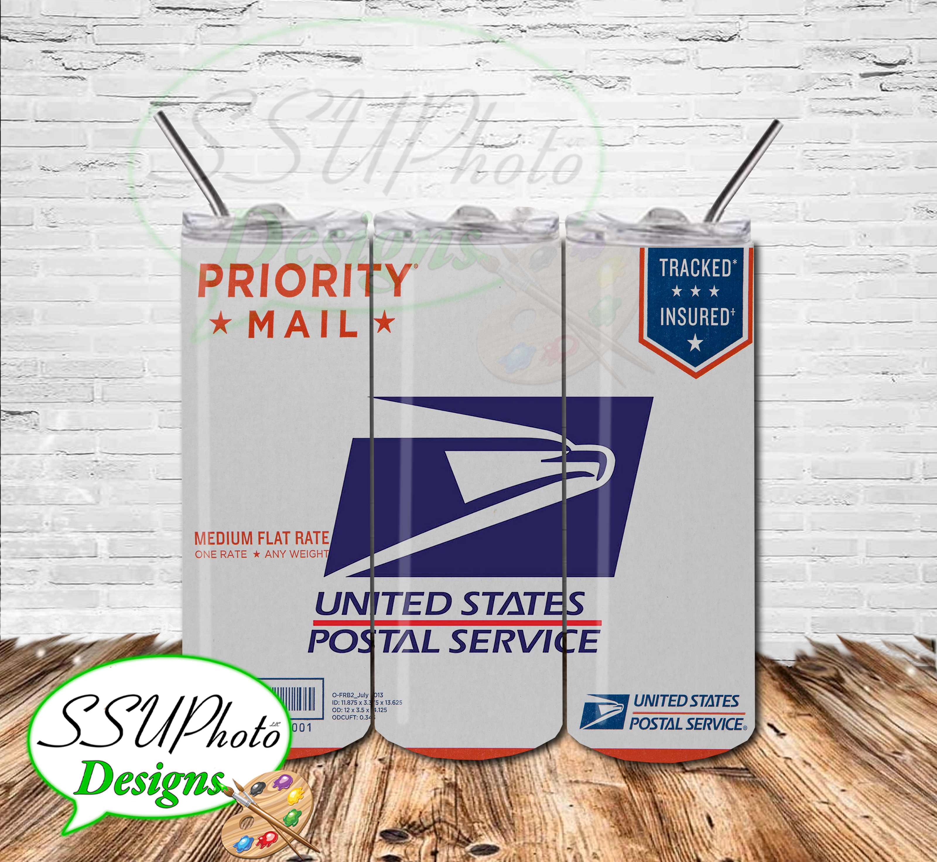 USPS Skinny 20 oz and 30oz OZ Skinny TumblerD Digital Design