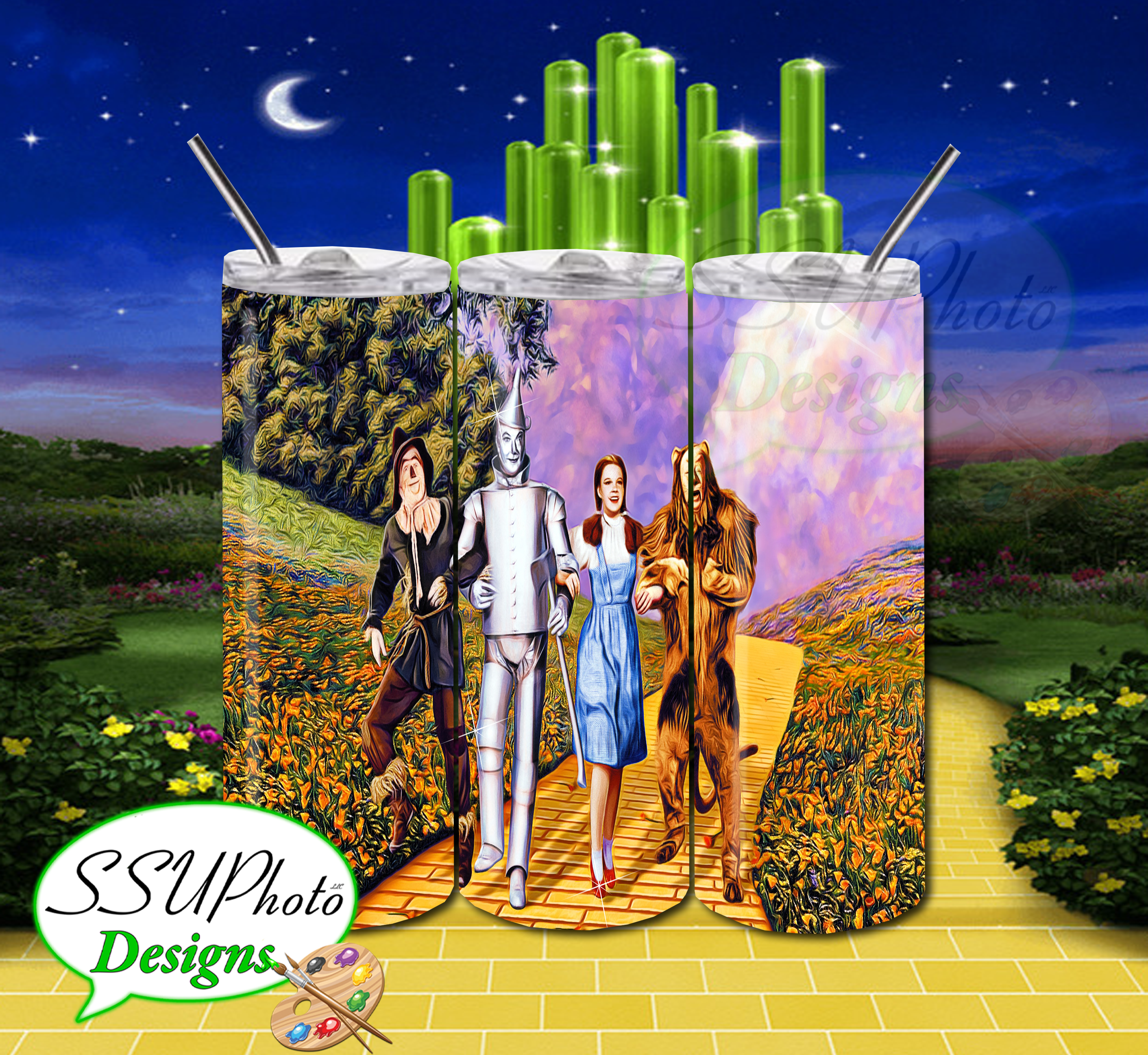 Wizard of Oz Group Tumbler