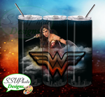 Wonder Woman 20 OZ Skinny TumblerD Digital Design