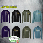 Bella Canvas Fleece Full-Zip Hooded Sweatshirt
