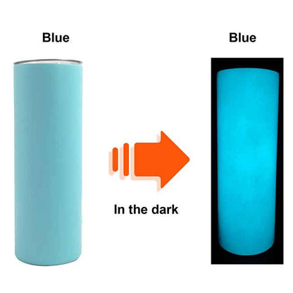 Blank Glow 20oz Straight Sublimation Tumblers