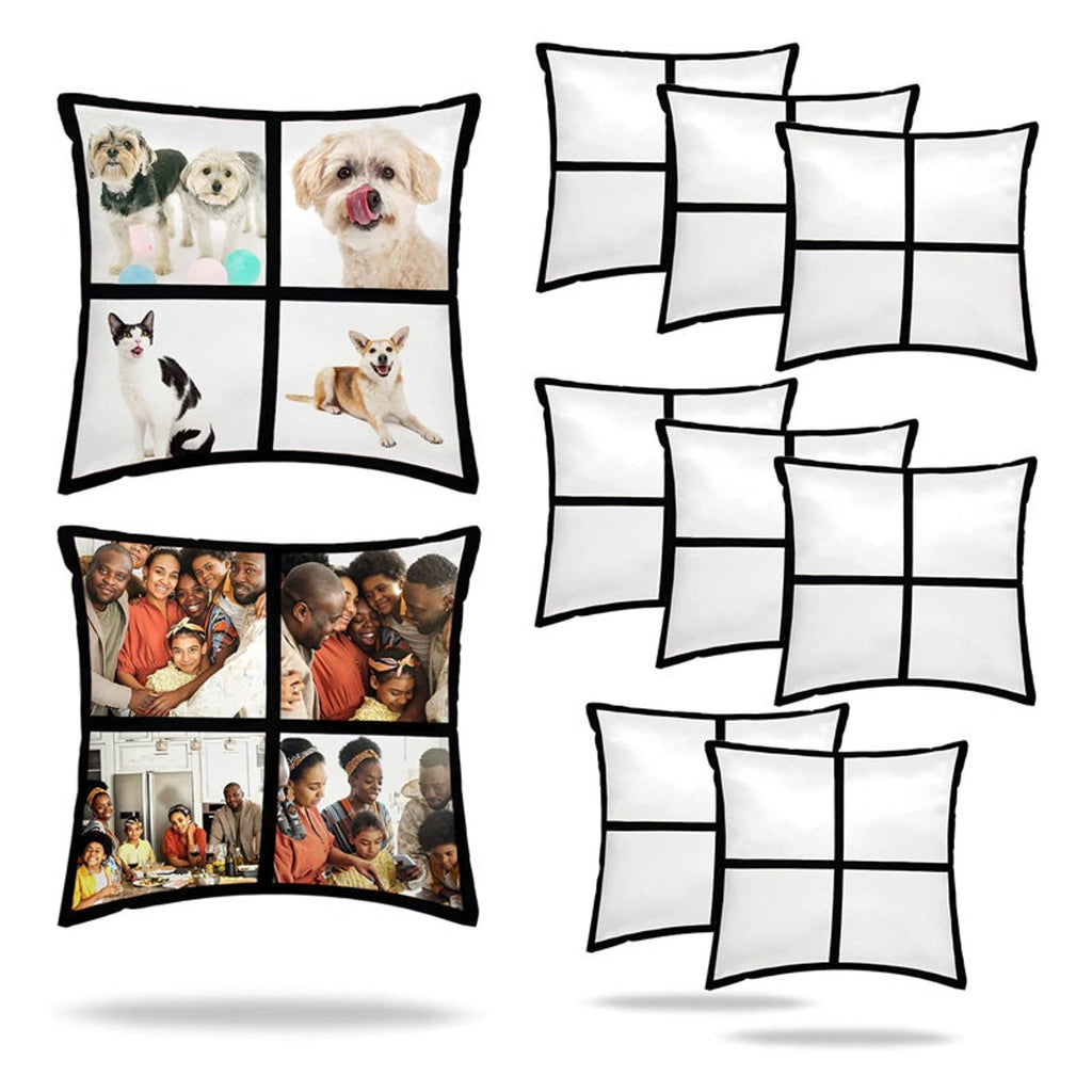 4 Panel 16x16 double sided pillow covers