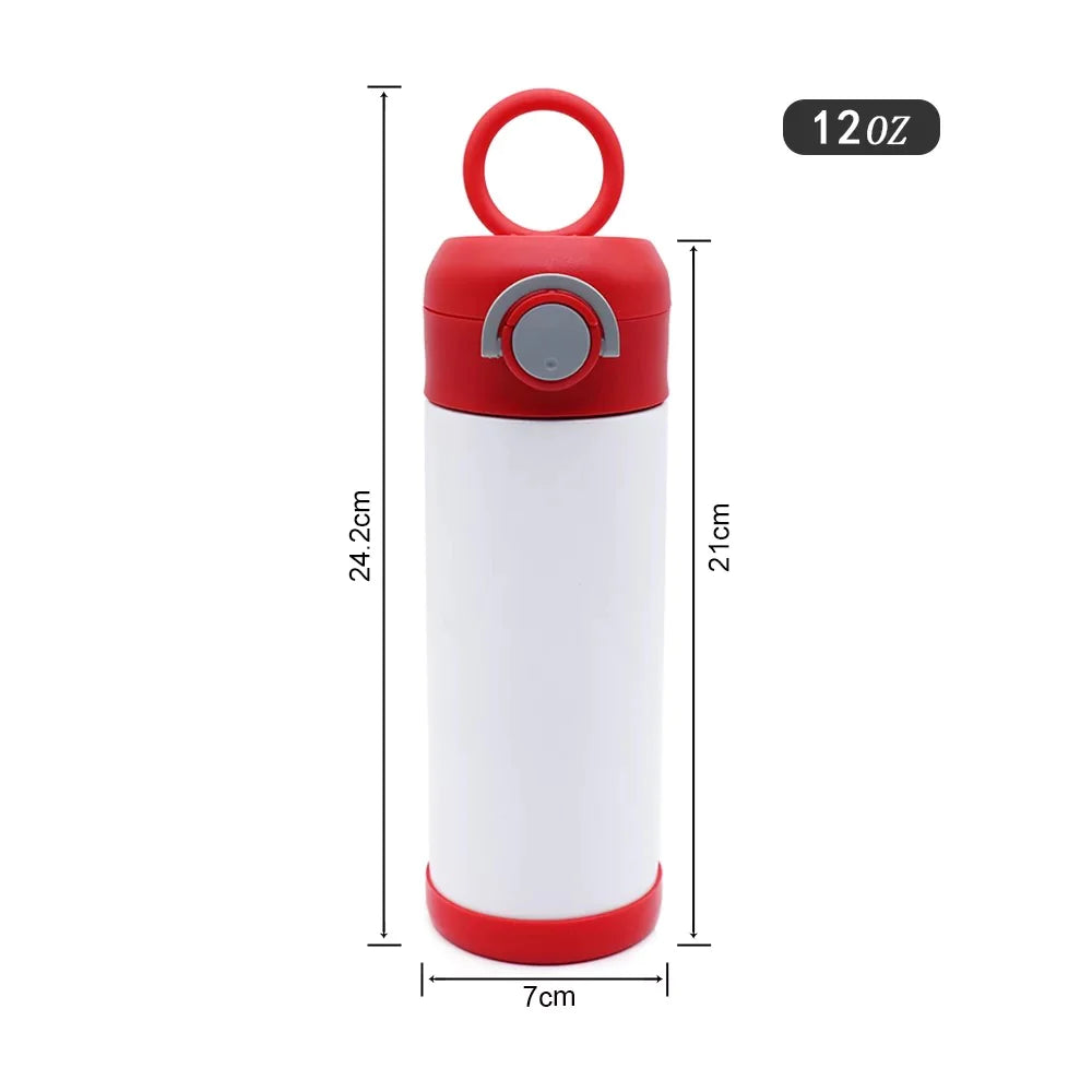1 case (50 PCs mixed colors) 12oz Kids Flip top Sublimation Tumblers