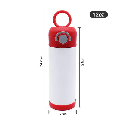 1 case (50 PCs mixed colors) 12oz Kids Flip top Sublimation Tumblers