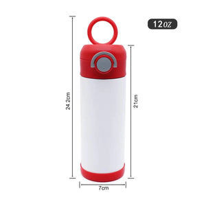 1 case (50 PCs mixed colors) 12oz Kids Flip top Sublimation Tumblers
