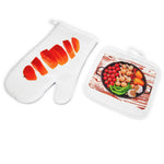 Kids Oven gloves and pot holder set
