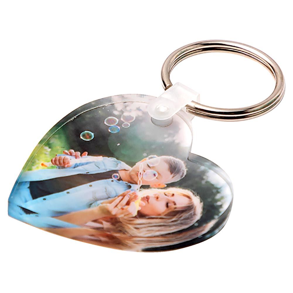 Clear Acrylic one sided keychains