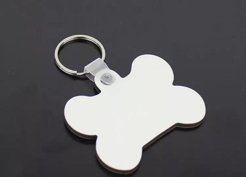 Dog bone keychain